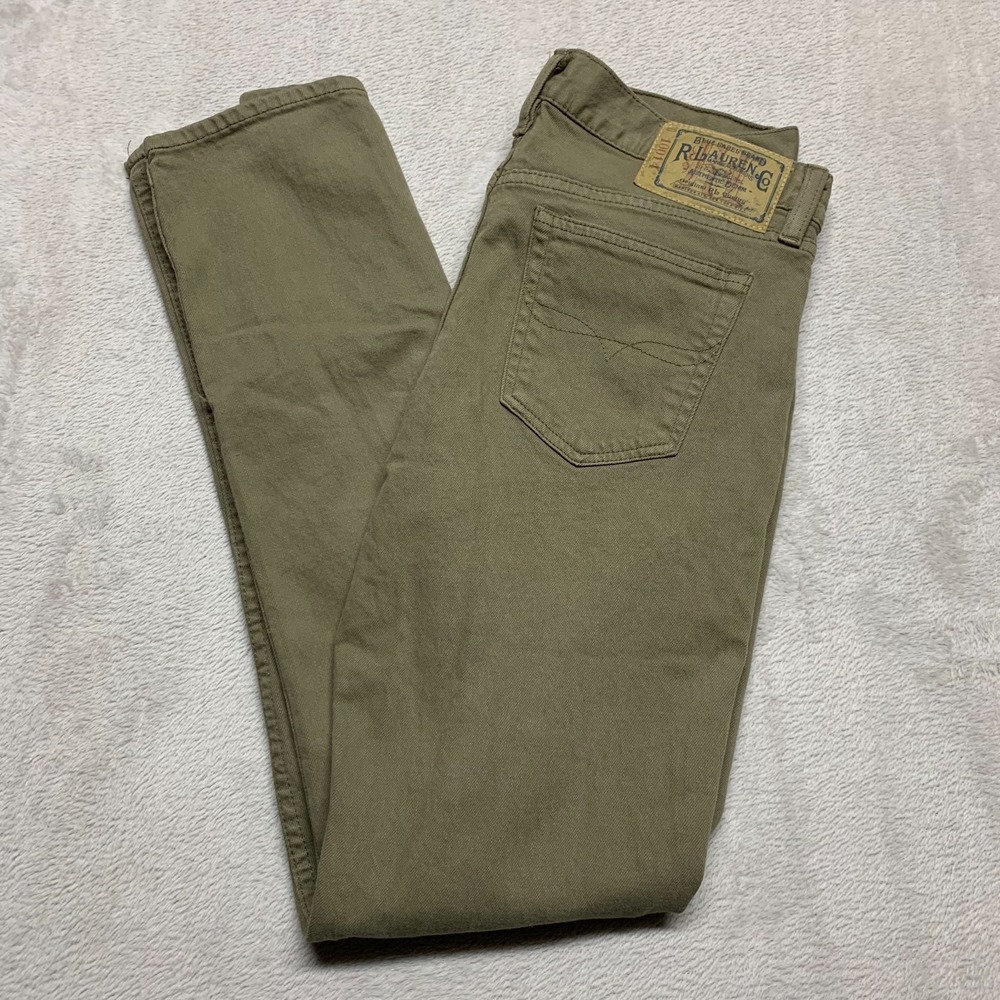 Ralph Lauren Thompson Jeans 650 Women's 32x32 Stretch Green‎